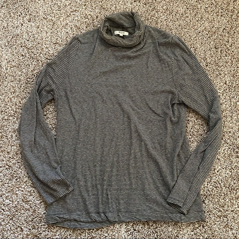 Madewell Striped Turtleneck